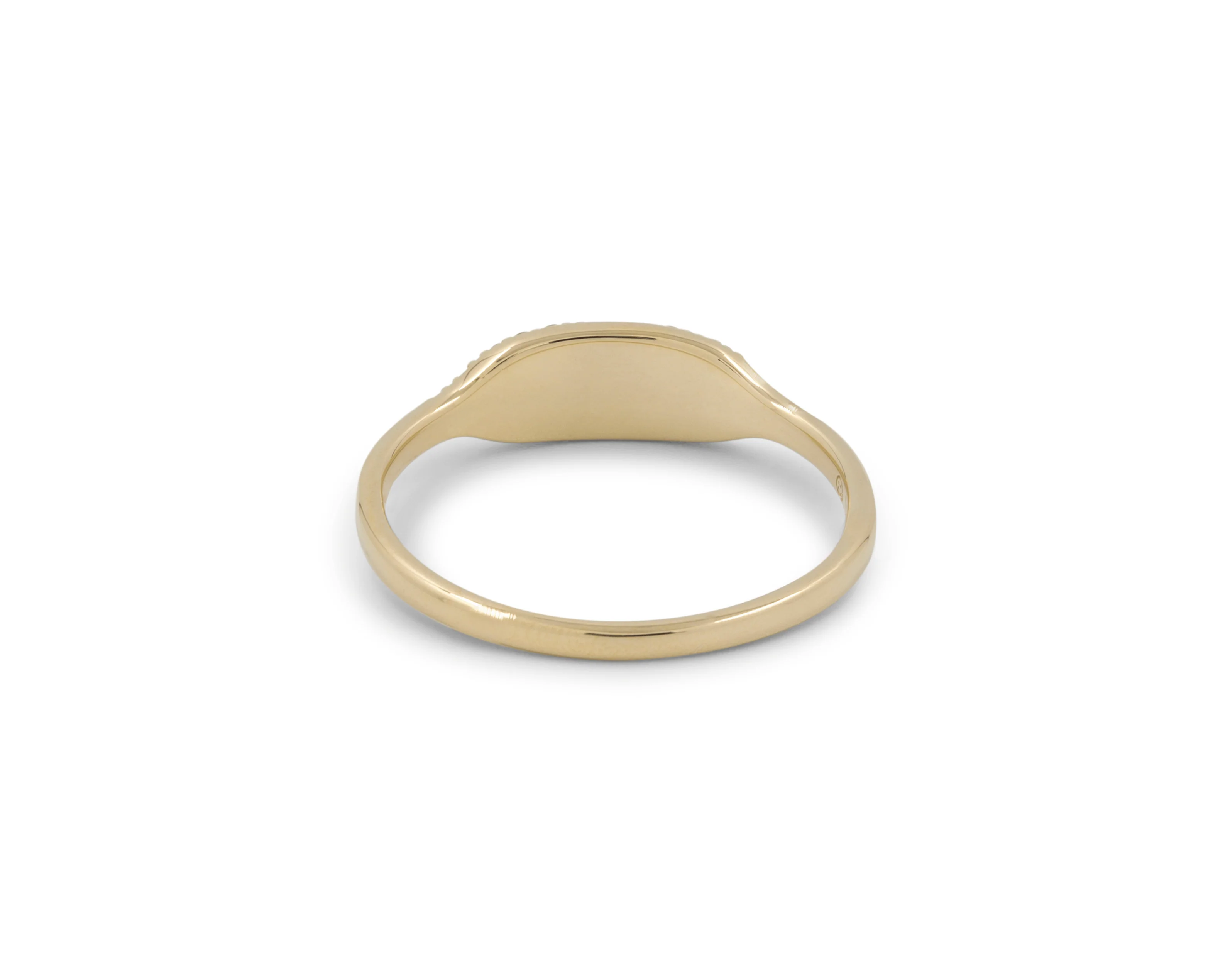 THE PAVÉ SIGNET RING - Image 3