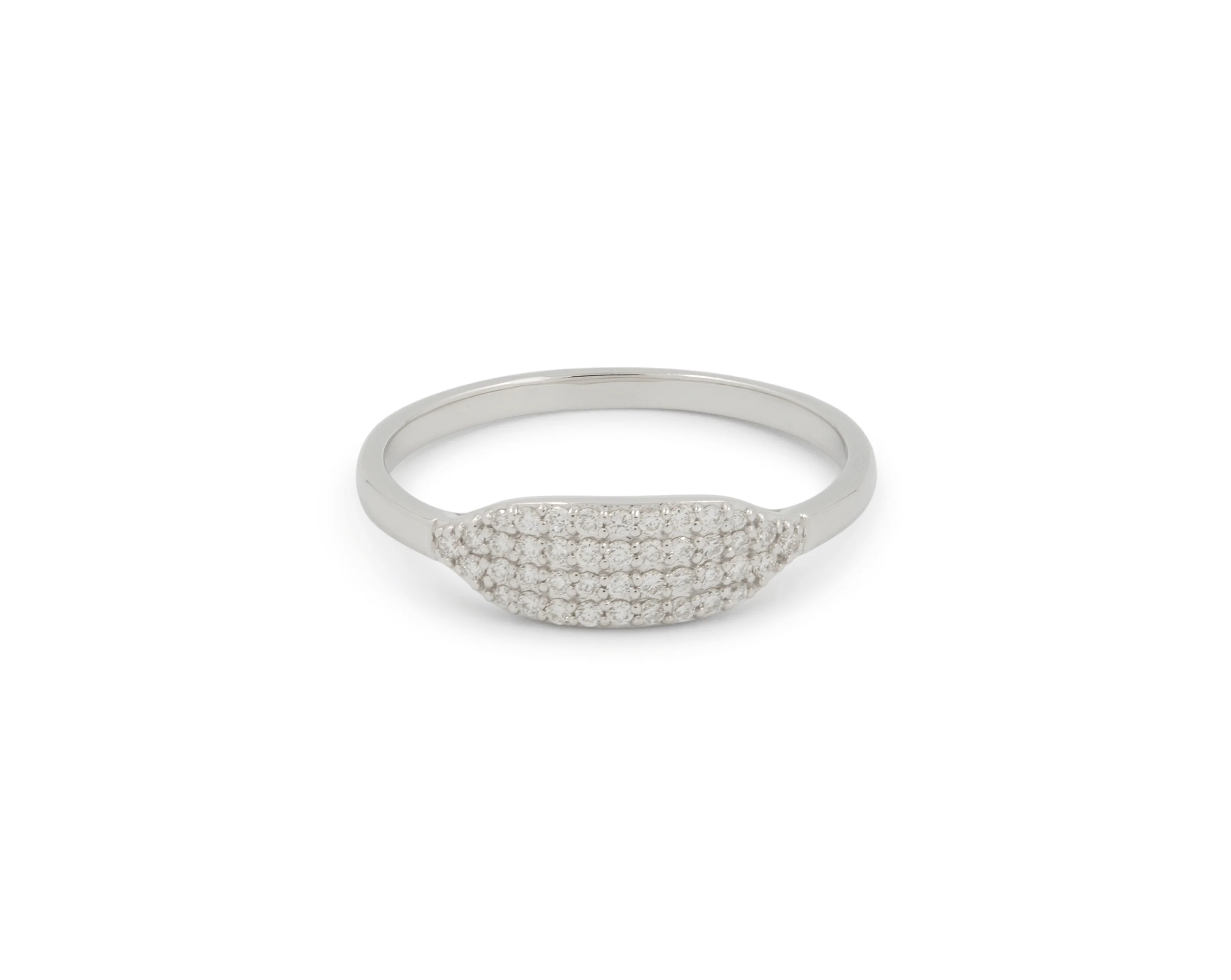 THE PAVÉ SIGNET RING - Image 5