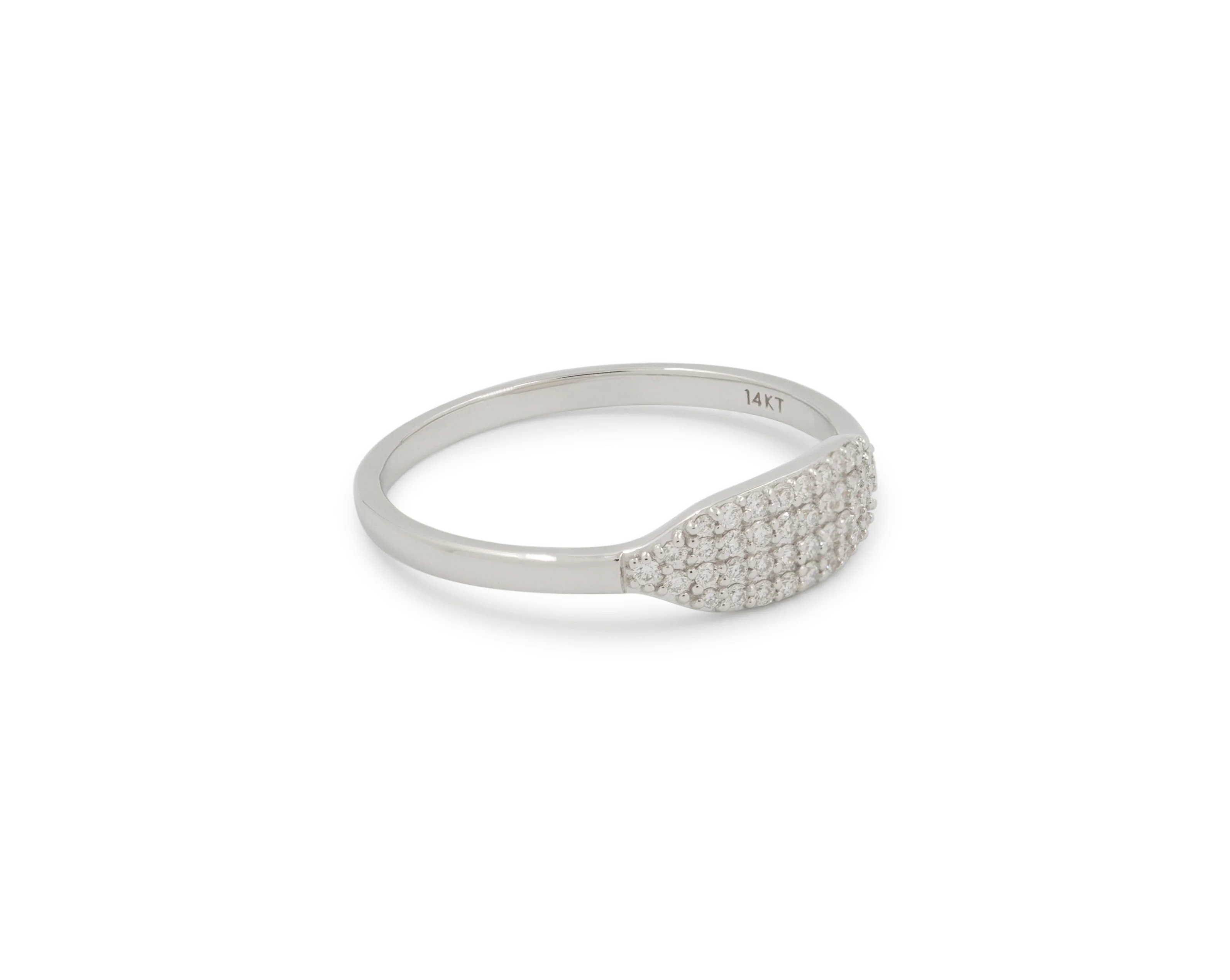 THE PAVÉ SIGNET RING - Image 6