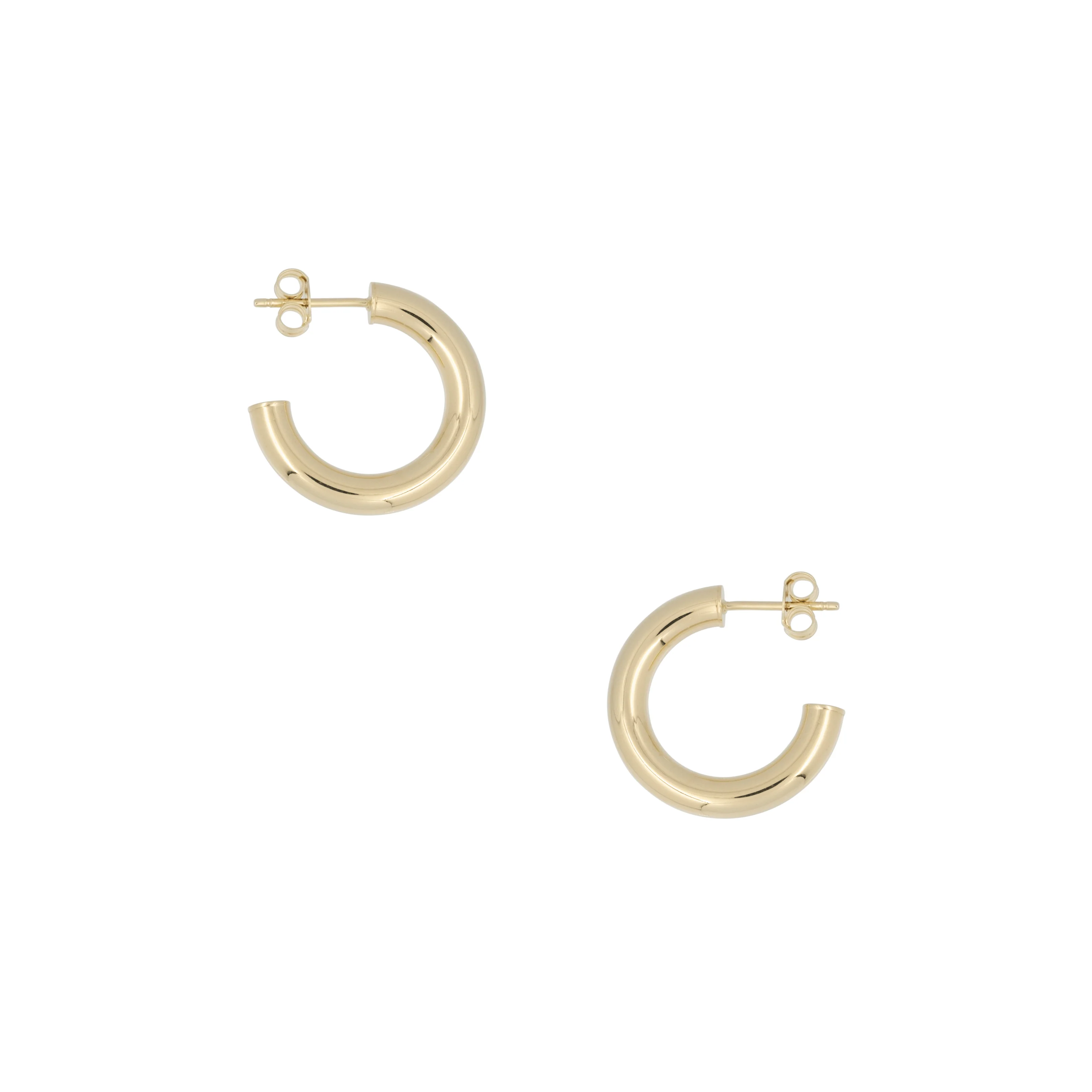 THE 14K 4MM TUBE HOOPS - Image 7