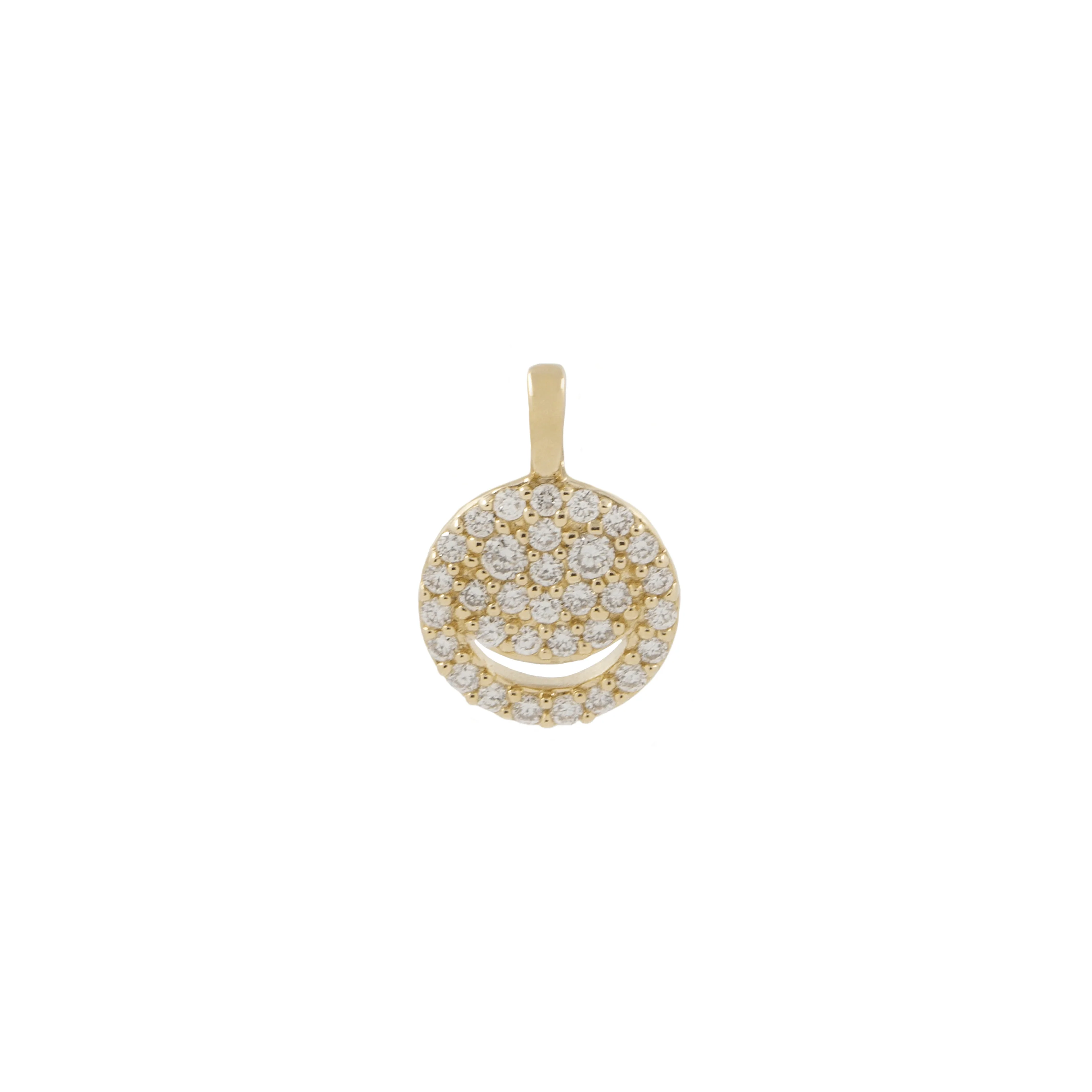 THE PAVÉ HAPPY FACE NECKLACE - Image 6