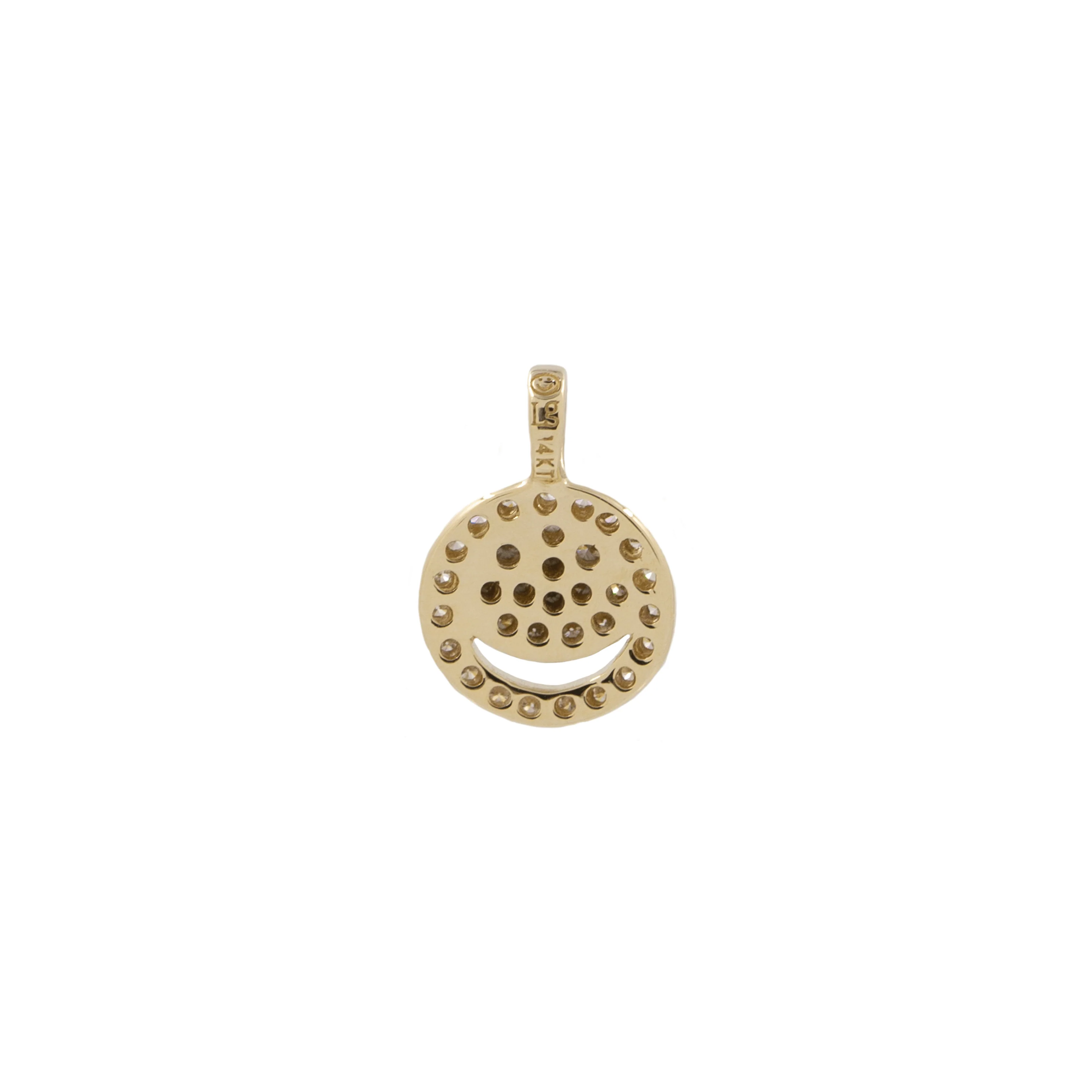 THE PAVÉ HAPPY FACE NECKLACE - Image 7