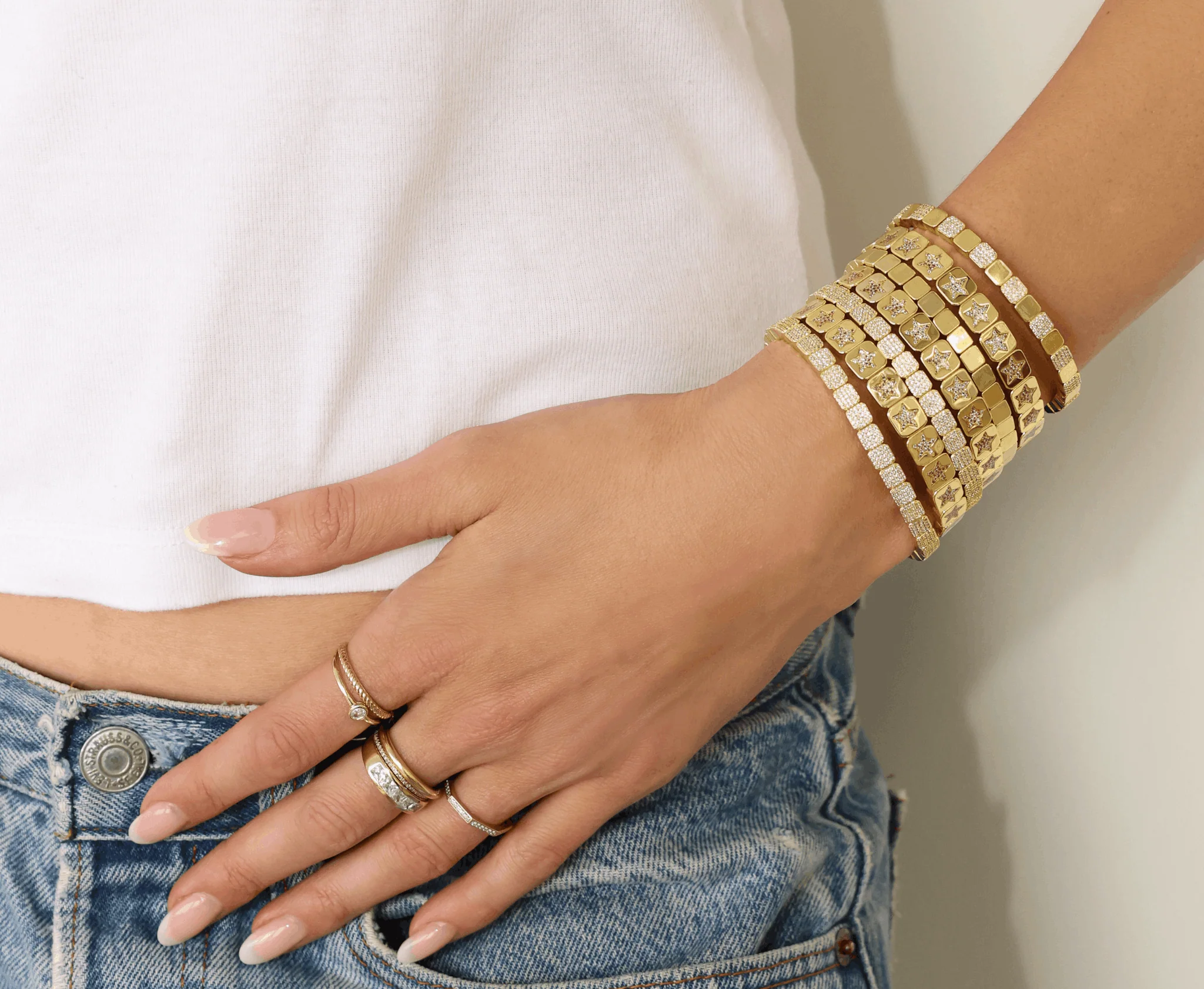 THE PAVÉ STAR BRACELET - Image 2