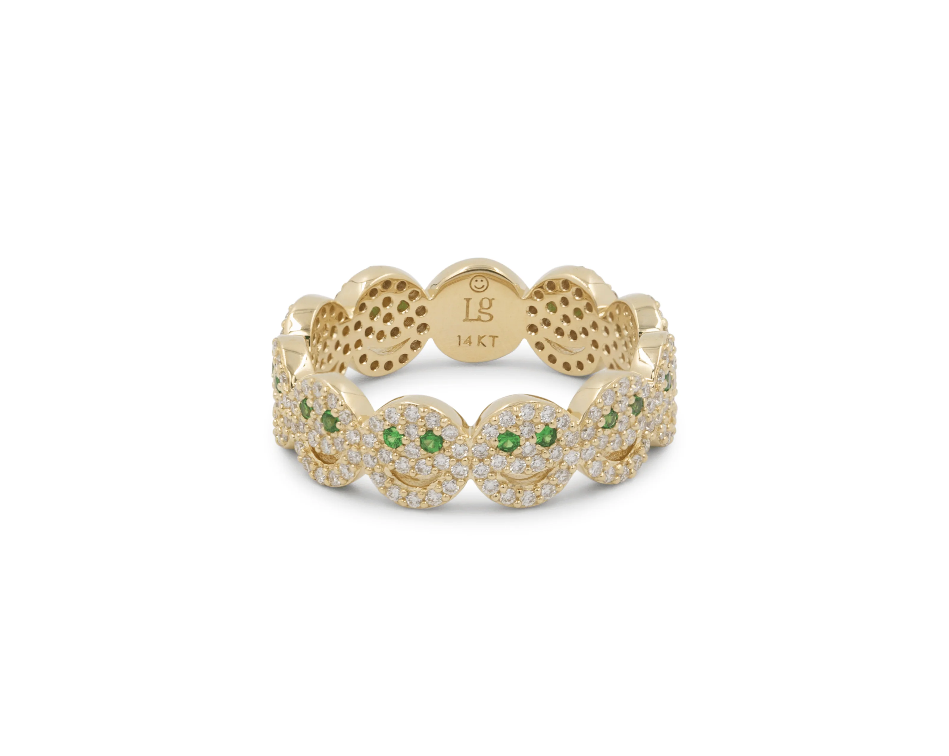 THE PAVÉ ETERNAL HAPPY FACE RING - Image 5