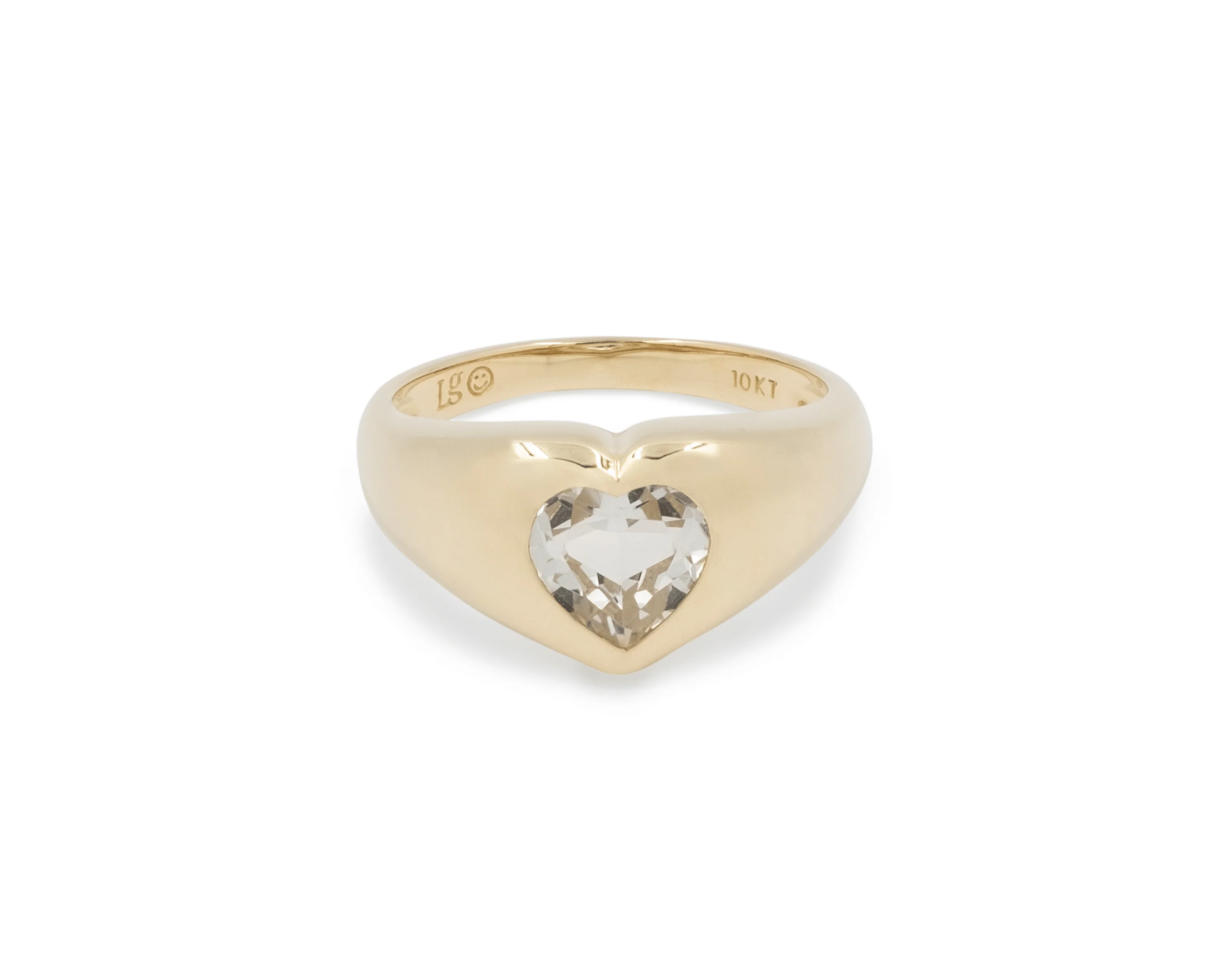THE BEZEL HEART SIGNET RING - Image 4