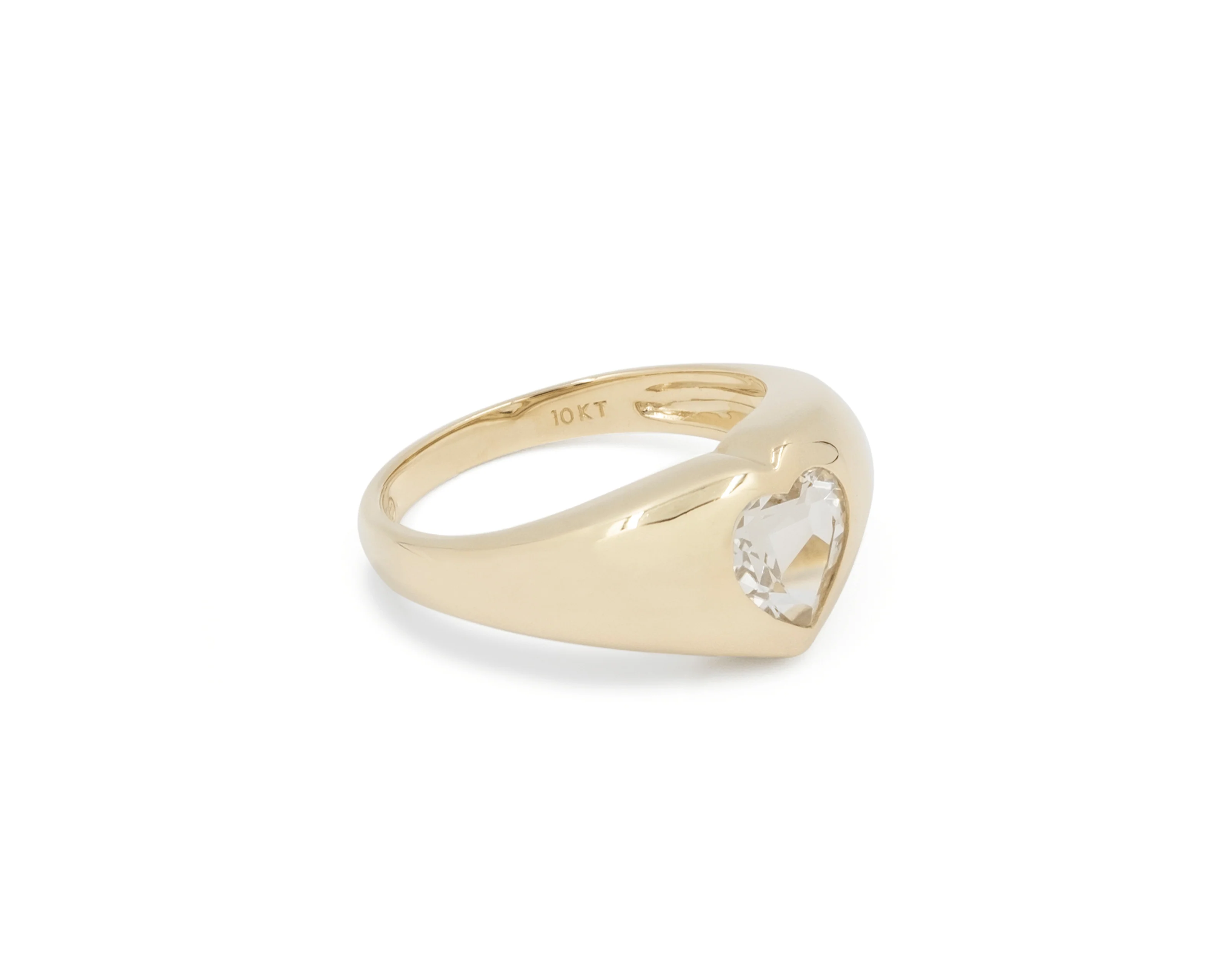 THE BEZEL HEART SIGNET RING - Image 5