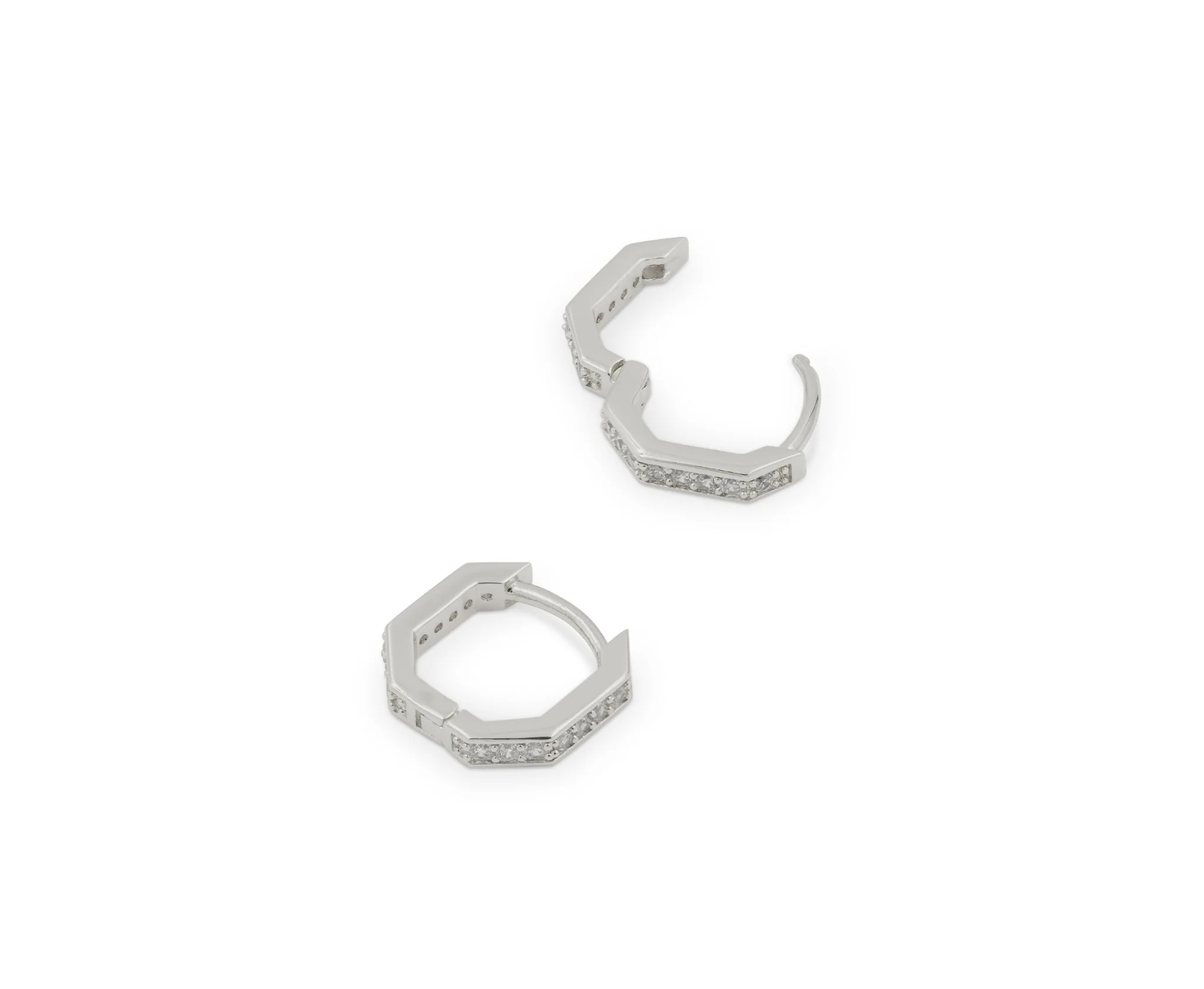 THE OCTAGON PAVÉ HUGGIES - Image 4