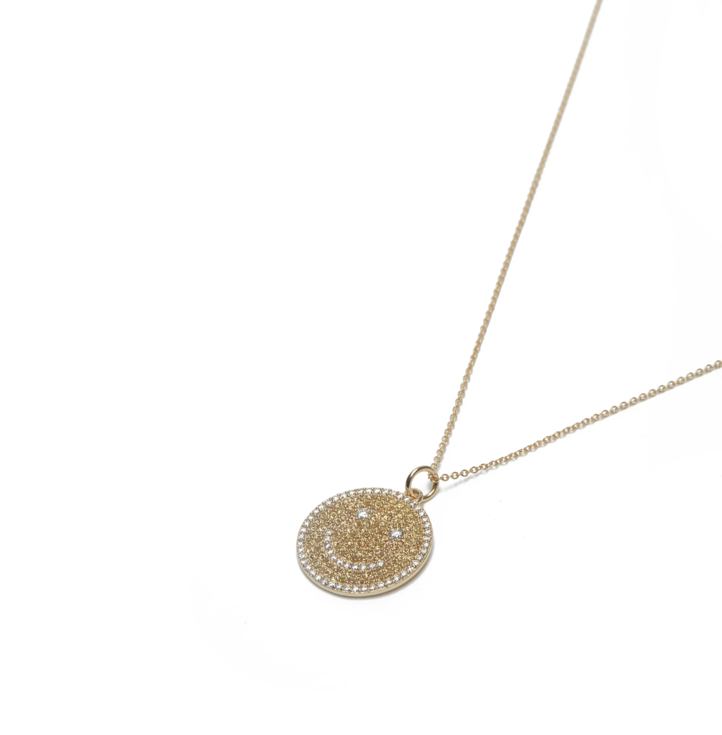 THE PAVÉ HAPPY FACE PENDANT - Image 14