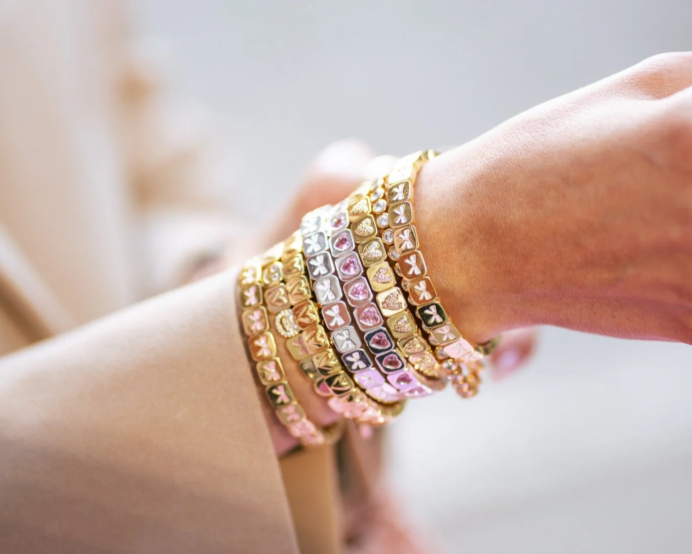 THE PINK LOVE LOCK BRACELET - Image 7